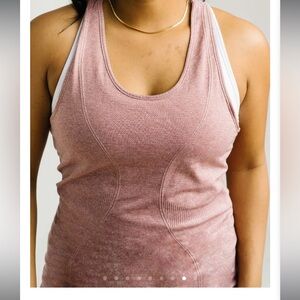 Zyia Copper Charged Tank Racerback Poppy